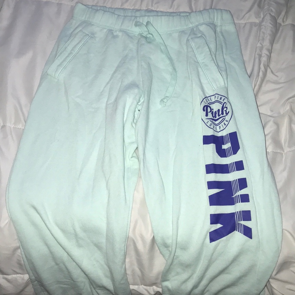 Pink sweatpants